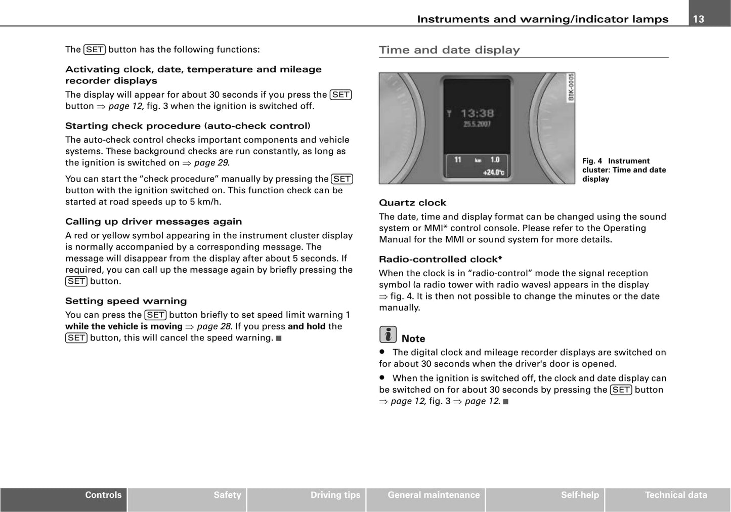 2007-2012 Audi S5 Owner's Manual | English