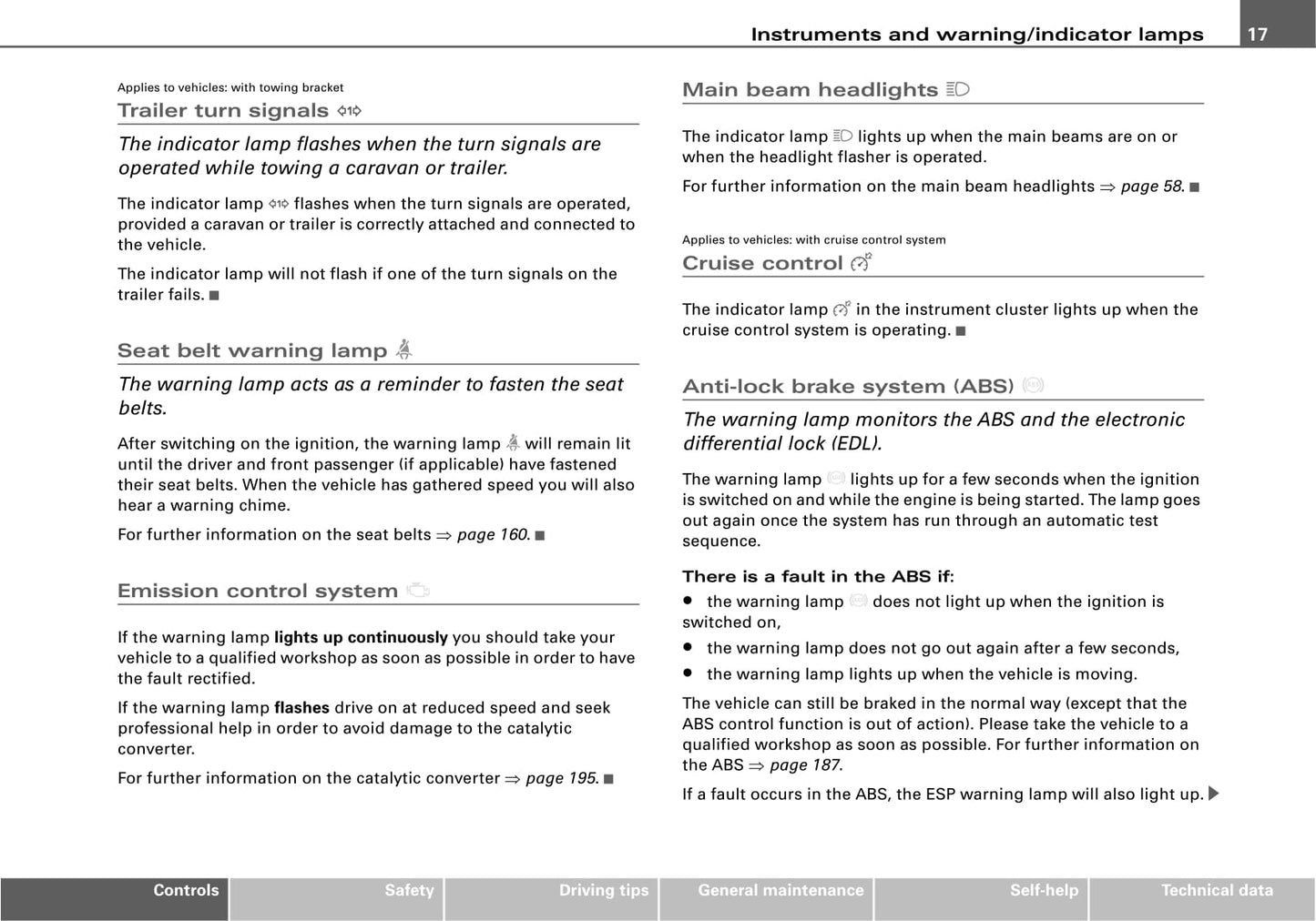 2007-2012 Audi S5 Owner's Manual | English