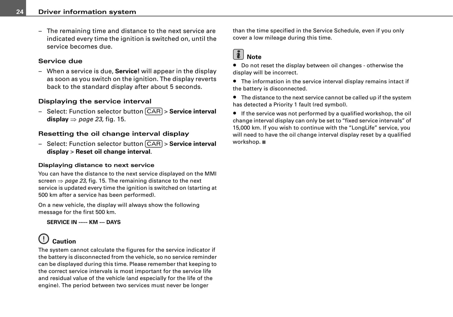 2007-2012 Audi S5 Owner's Manual | English