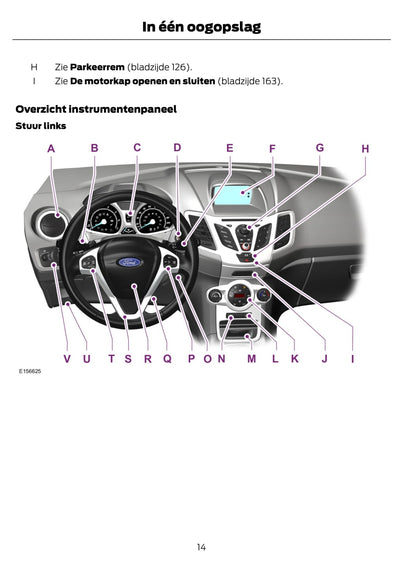 2014-2015 Ford Fiesta Owner's Manual | Dutch