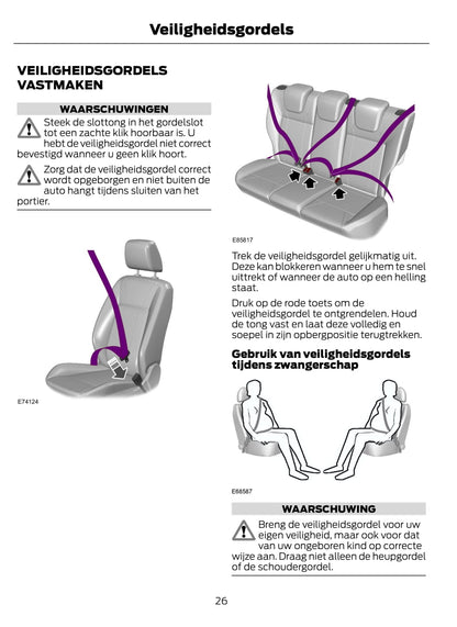 2014-2015 Ford Fiesta Owner's Manual | Dutch