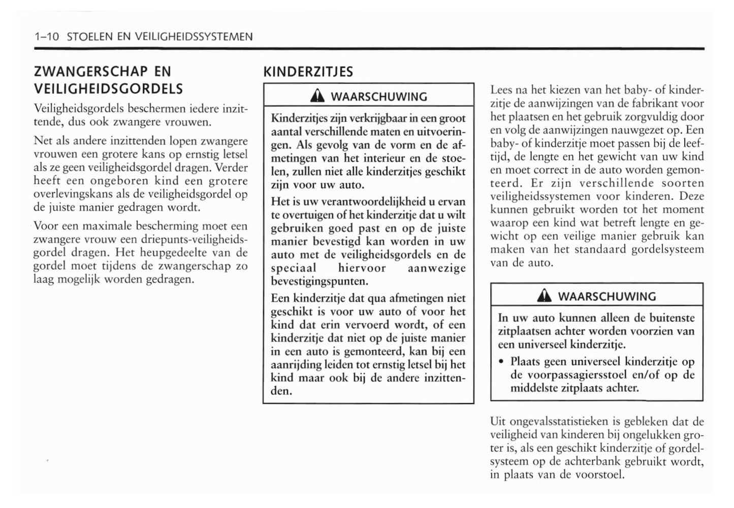 2006-2011 Chevrolet Captiva Owner's Manual | Dutch