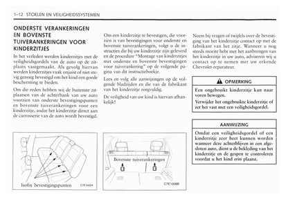 2006-2011 Chevrolet Captiva Owner's Manual | Dutch