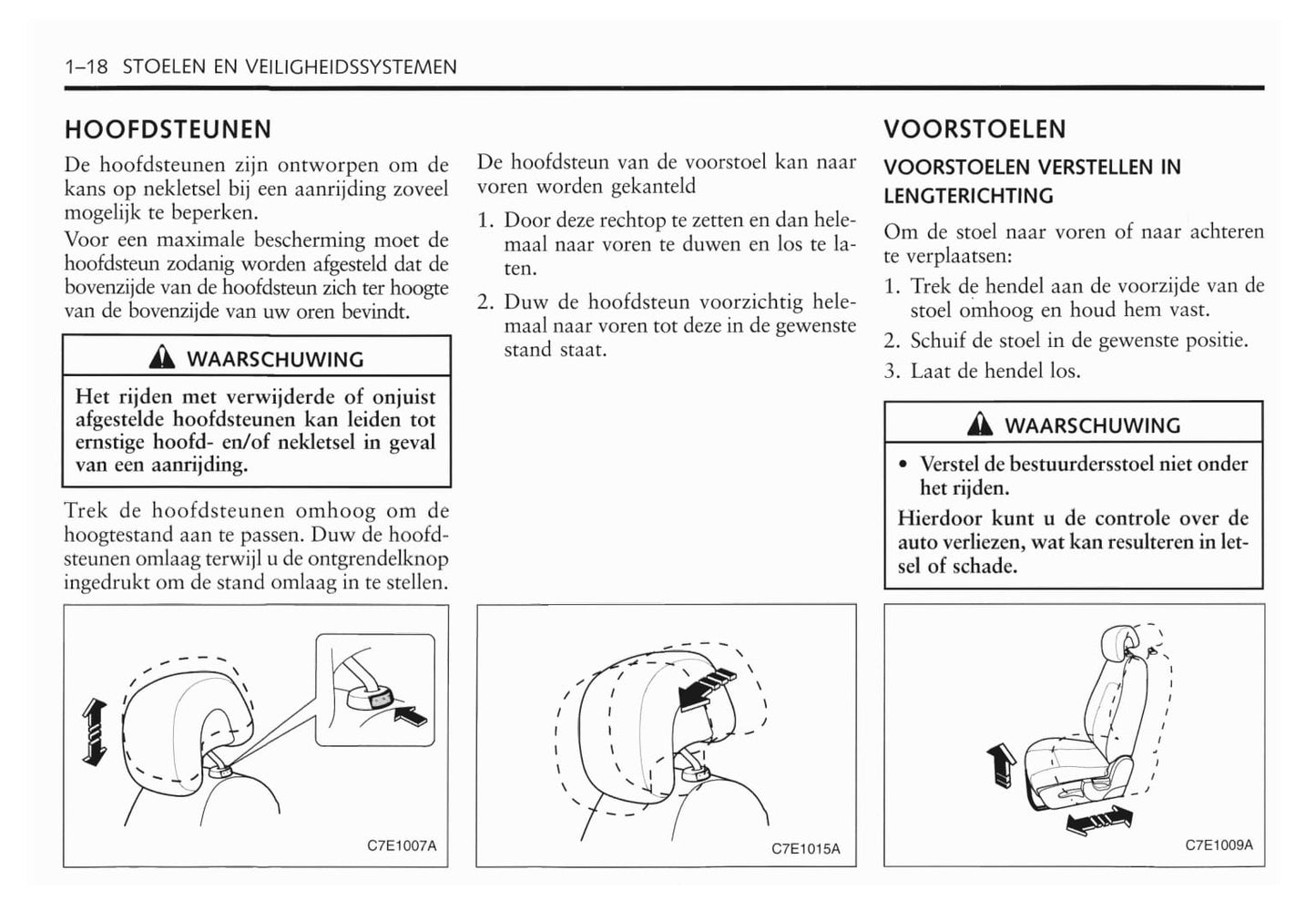 2006-2011 Chevrolet Captiva Owner's Manual | Dutch