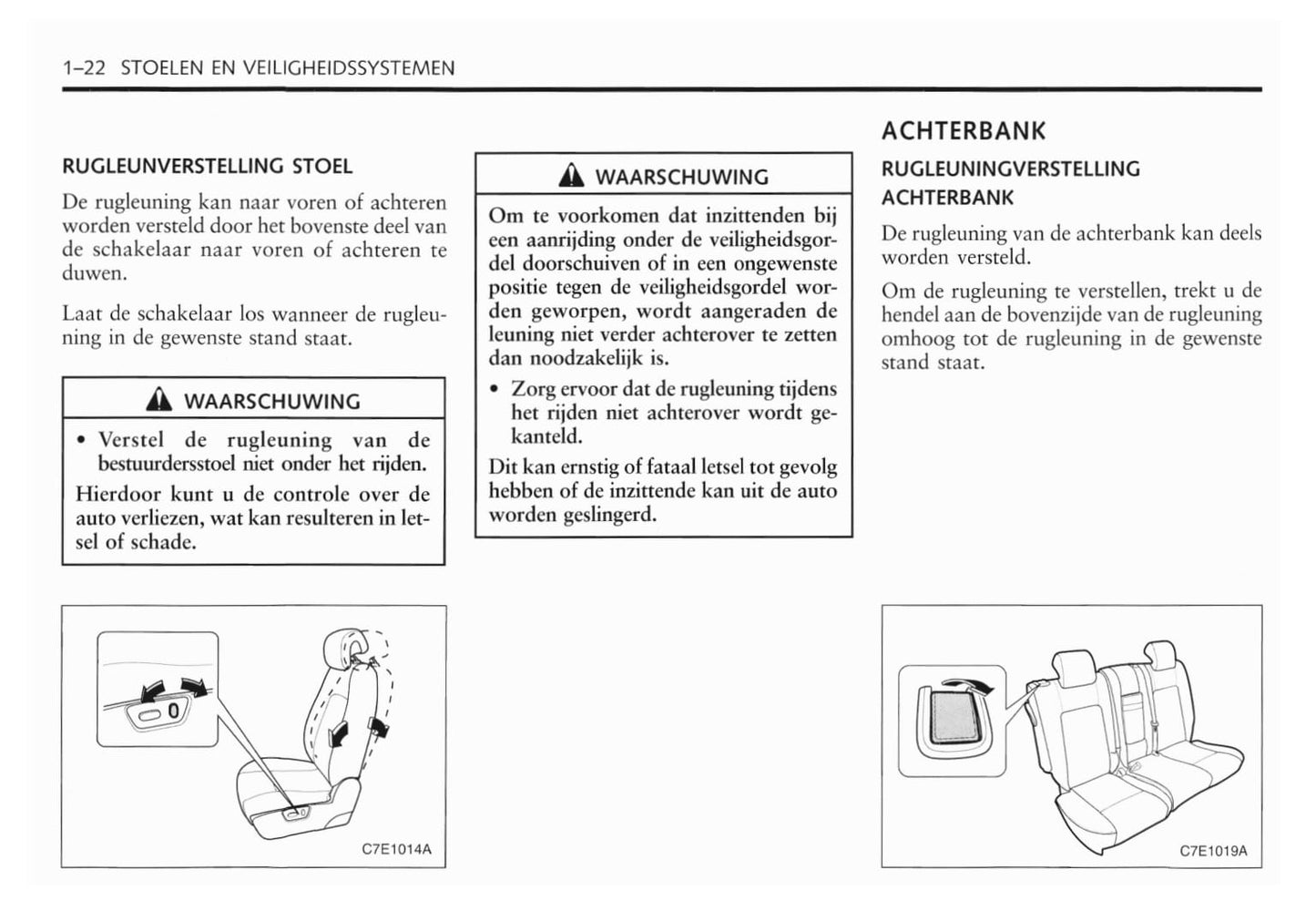 2006-2011 Chevrolet Captiva Owner's Manual | Dutch