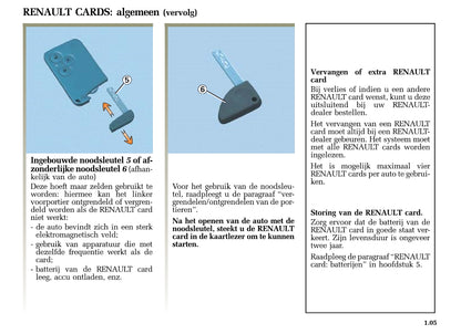 2005-2006 Renault Laguna Owner's Manual | Dutch