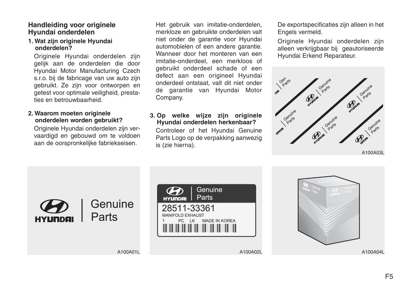 2010-2011 Hyundai ix20 Bedienungsanleitung | Niederländisch