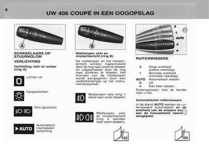 2003-2004 Peugeot 406 Coupé Gebruikershandleiding | Nederlands