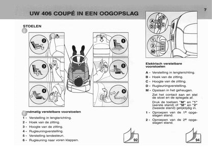 2003-2004 Peugeot 406 Coupé Gebruikershandleiding | Nederlands