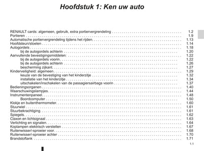 2010-2011 Renault Koleos Owner's Manual | Dutch