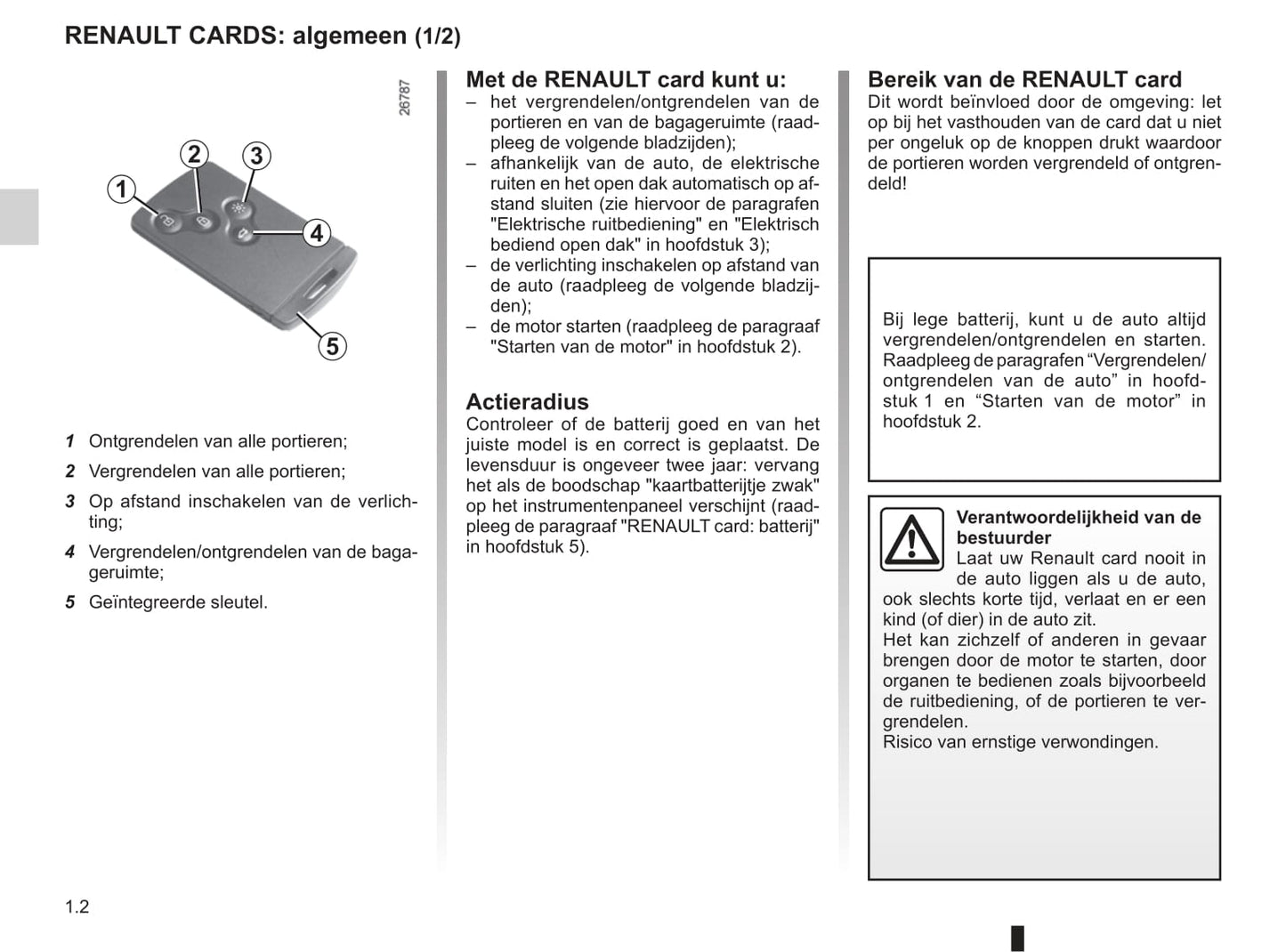 2010-2011 Renault Koleos Owner's Manual | Dutch