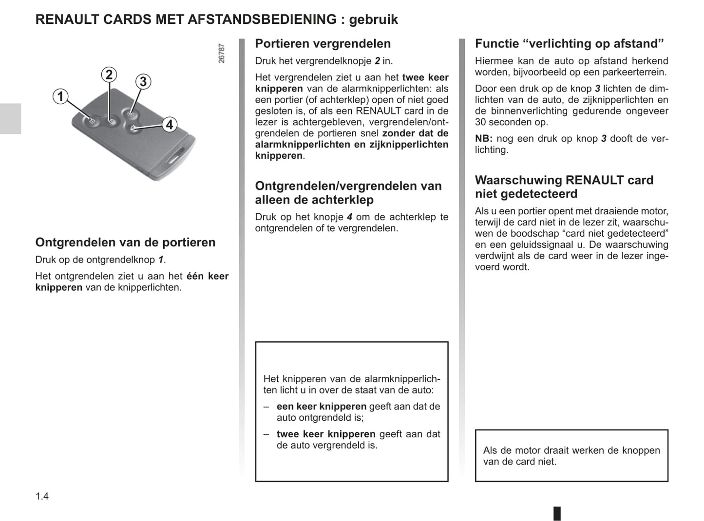 2010-2011 Renault Koleos Owner's Manual | Dutch