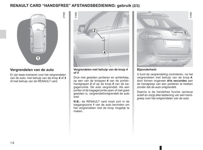 2010-2011 Renault Koleos Owner's Manual | Dutch