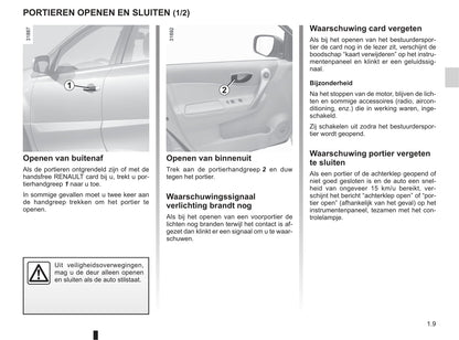 2010-2011 Renault Koleos Owner's Manual | Dutch