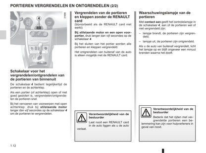 2010-2011 Renault Koleos Owner's Manual | Dutch