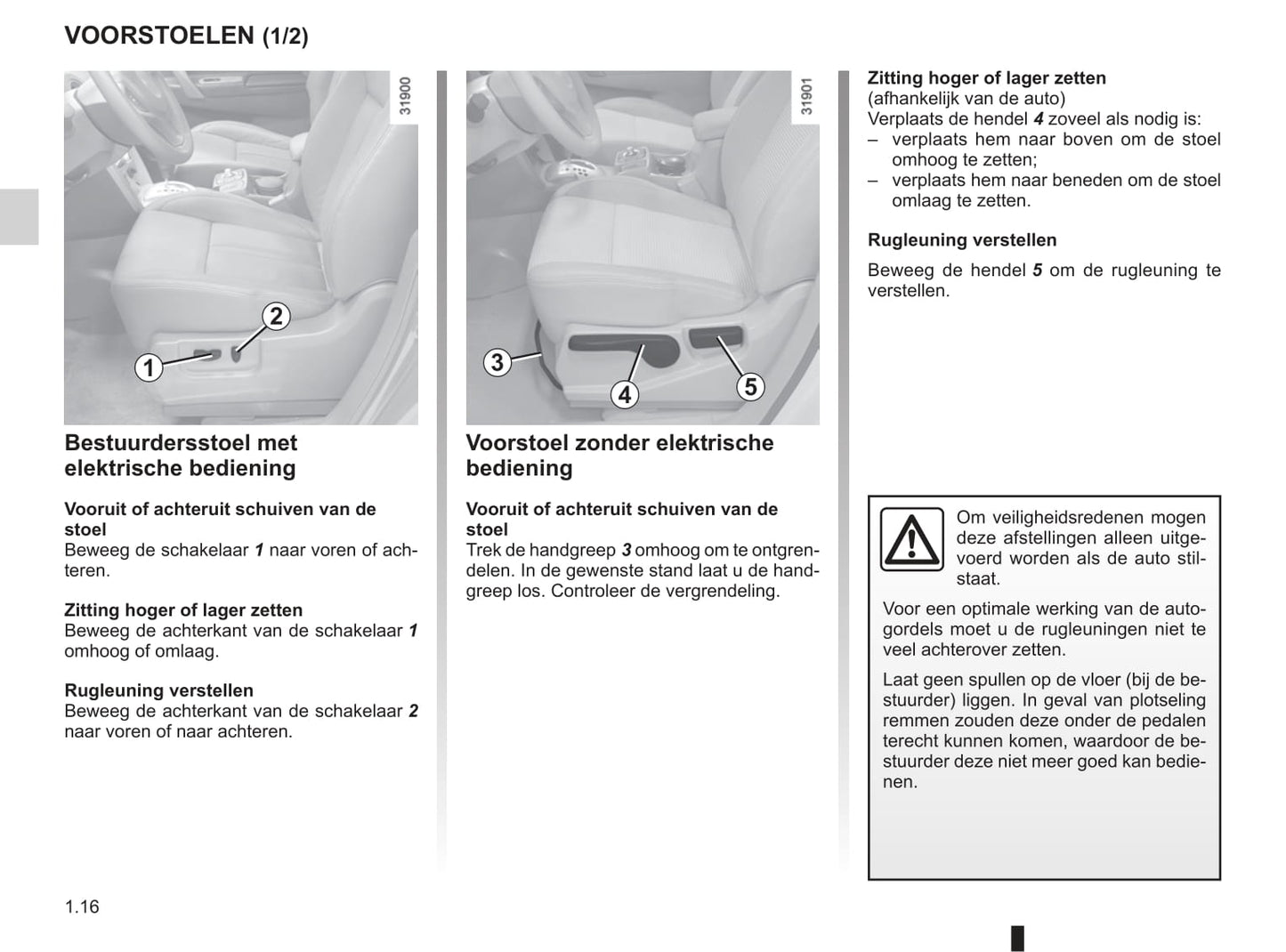 2010-2011 Renault Koleos Owner's Manual | Dutch