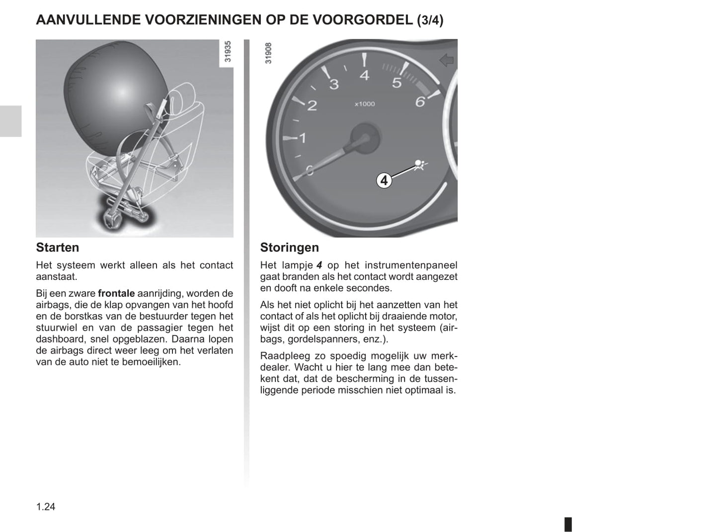 2010-2011 Renault Koleos Owner's Manual | Dutch