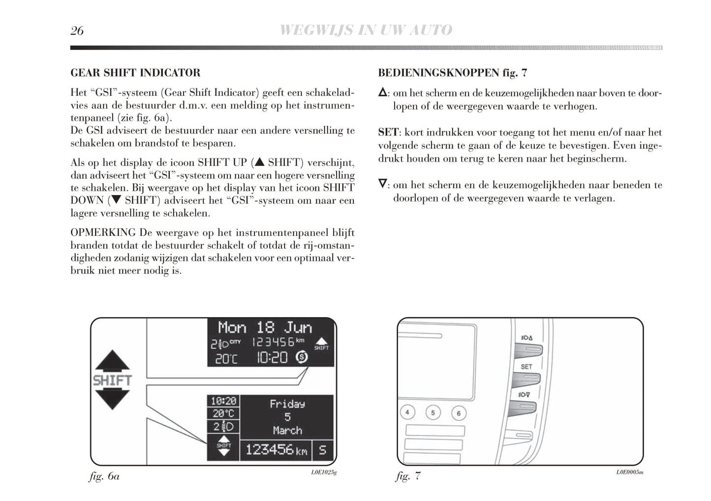 2011-2014 Lancia Delta Owner's Manual | Dutch