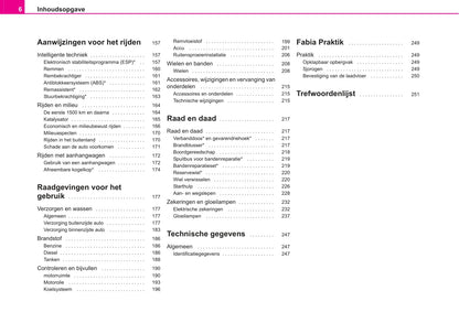 2005-2006 Skoda Fabia Owner's Manual | Dutch