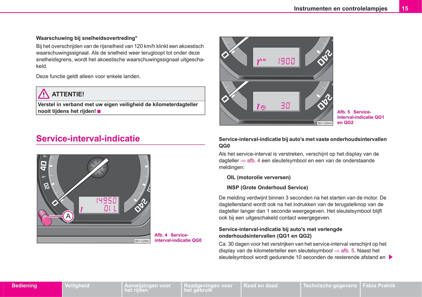 2005-2006 Skoda Fabia Owner's Manual | Dutch