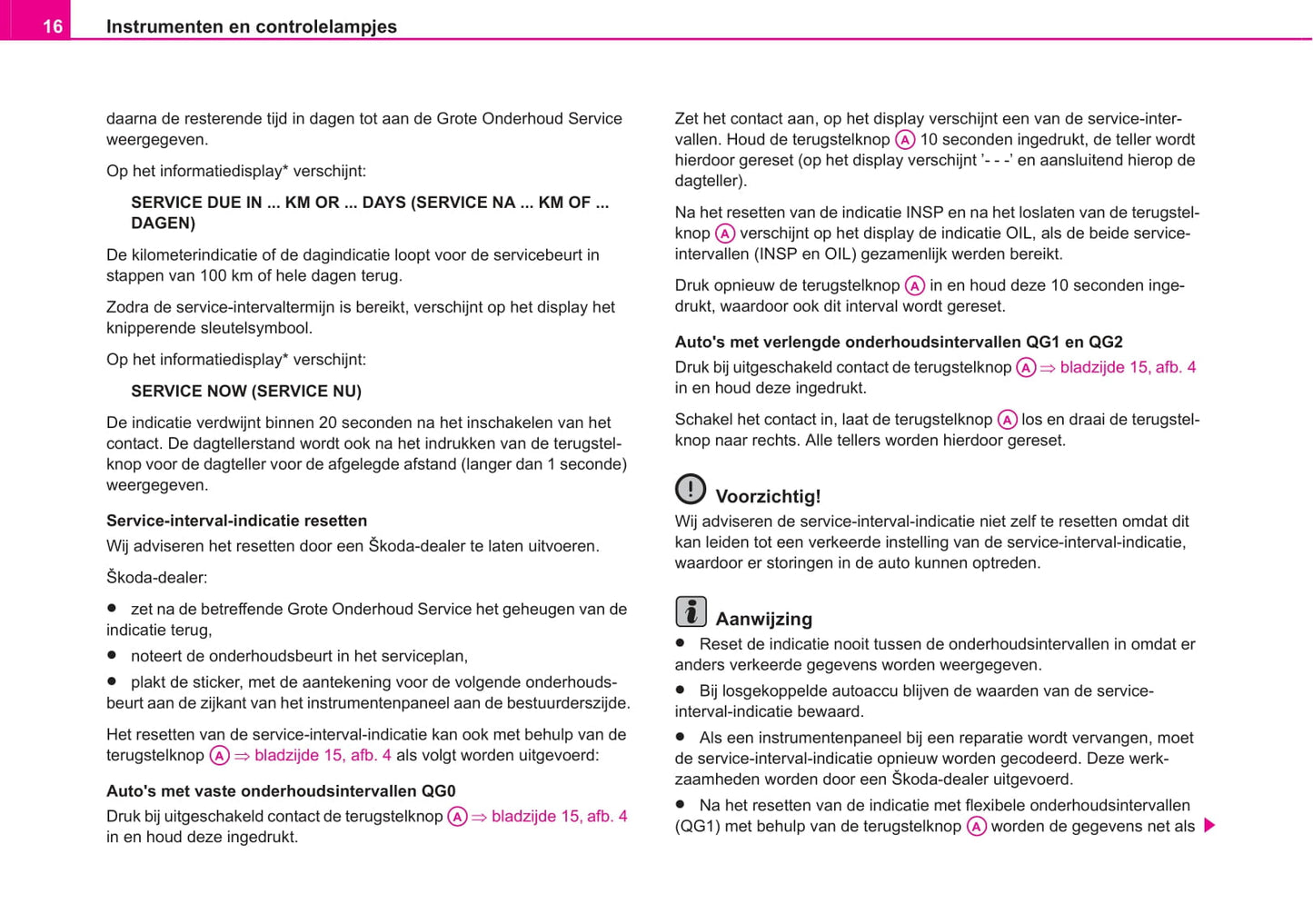 2005-2006 Skoda Fabia Owner's Manual | Dutch