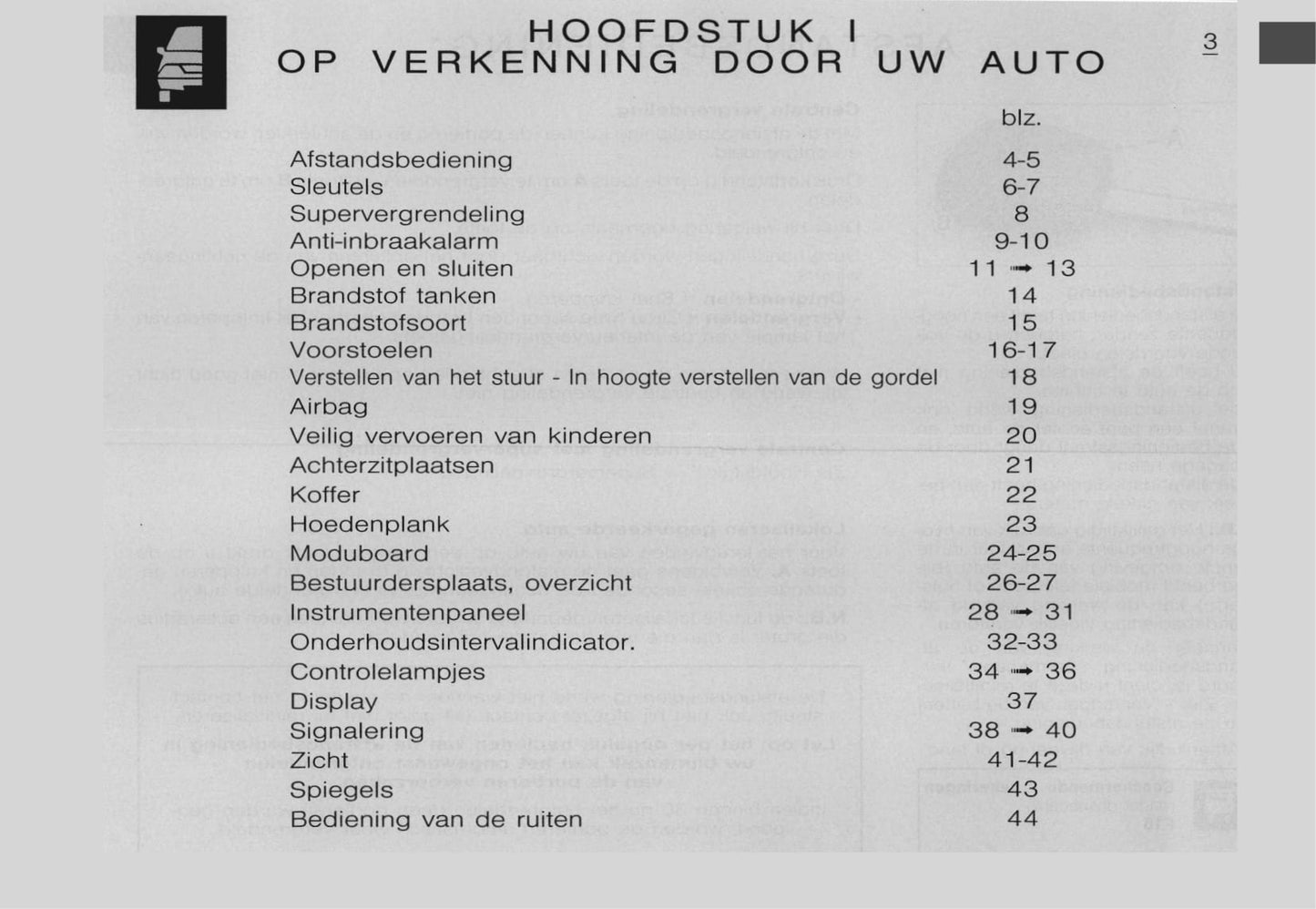 2002-2003 Citroën C3 Owner's Manual | Dutch