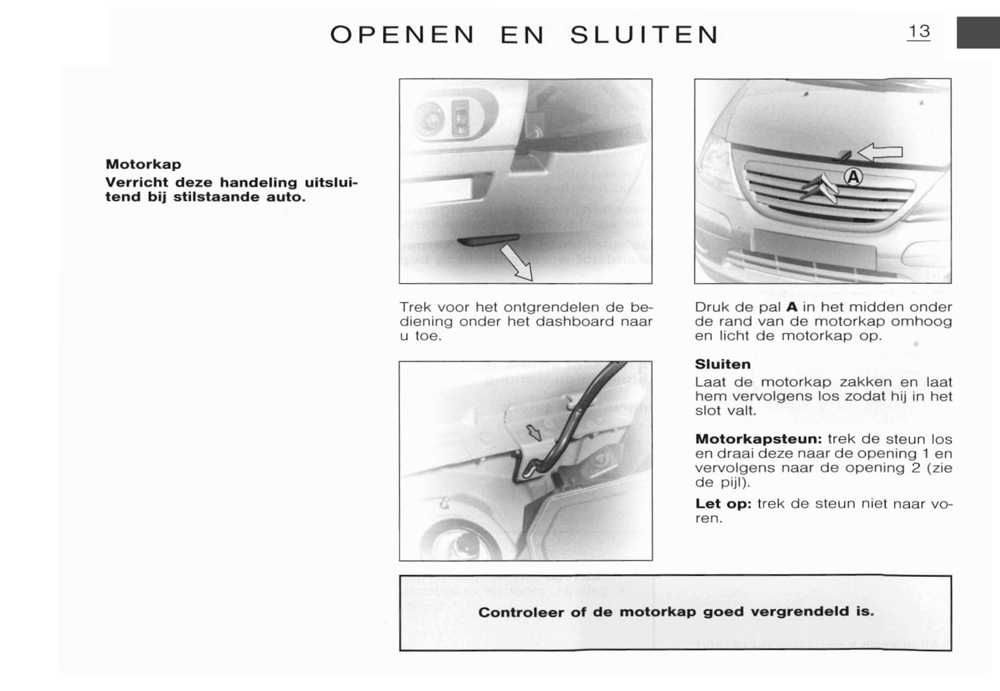 2002-2003 Citroën C3 Owner's Manual | Dutch