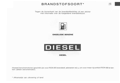 2002-2003 Citroën C3 Owner's Manual | Dutch