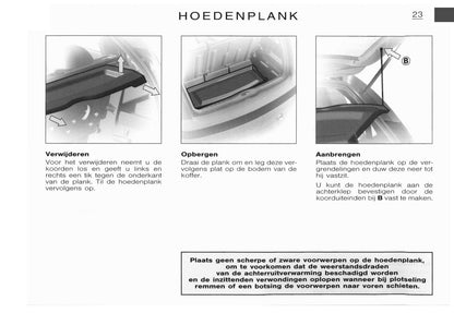 2002-2003 Citroën C3 Owner's Manual | Dutch