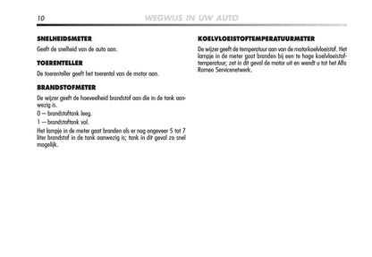 2008-2014 Alfa Romeo Mito Bedienungsanleitung | Niederländisch