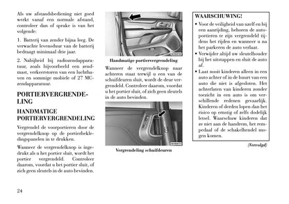 2011-2015 Lancia Voyager Gebruikershandleiding | Nederlands