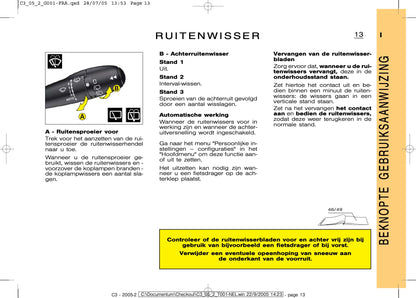 2005-2009 Citroën C3 Manuel du propriétaire | Néerlandais