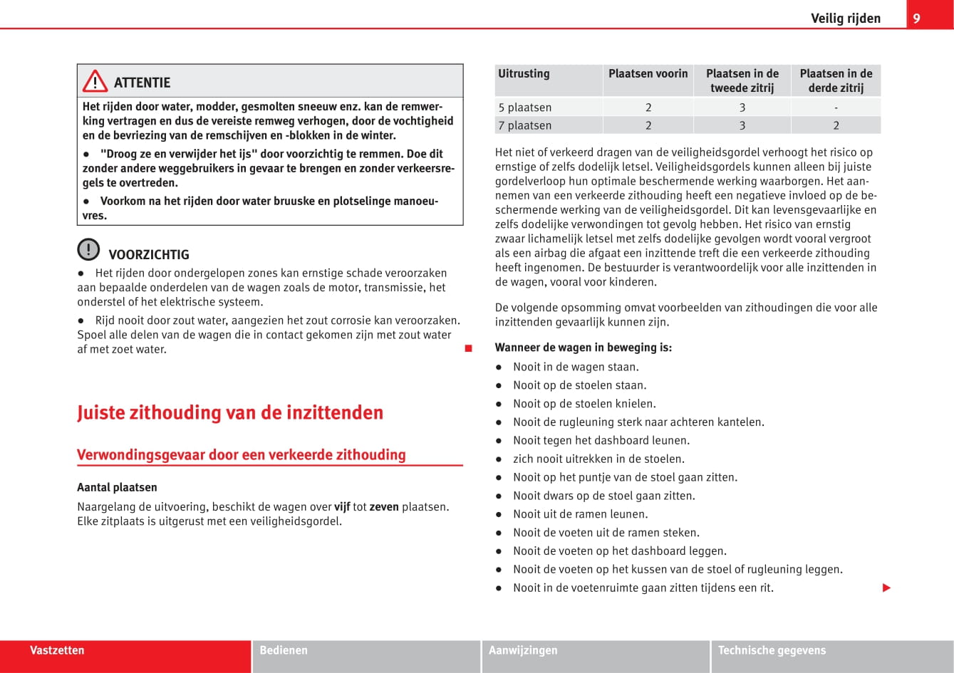 2014-2015 Seat Alhambra Owner's Manual | Dutch