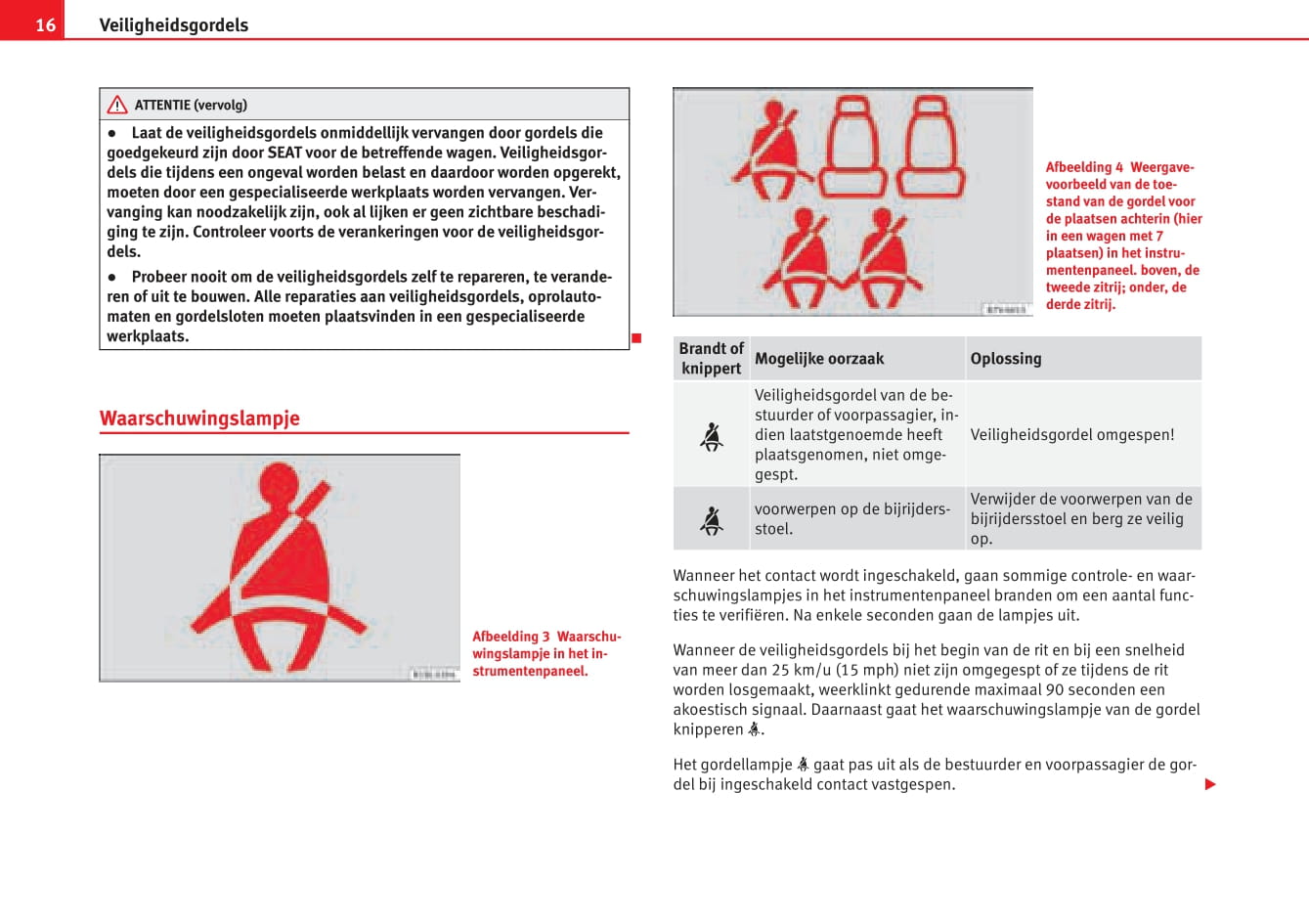 2014-2015 Seat Alhambra Owner's Manual | Dutch