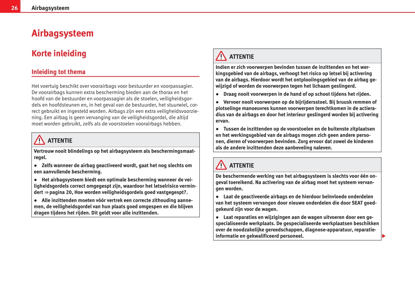 2014-2015 Seat Alhambra Owner's Manual | Dutch