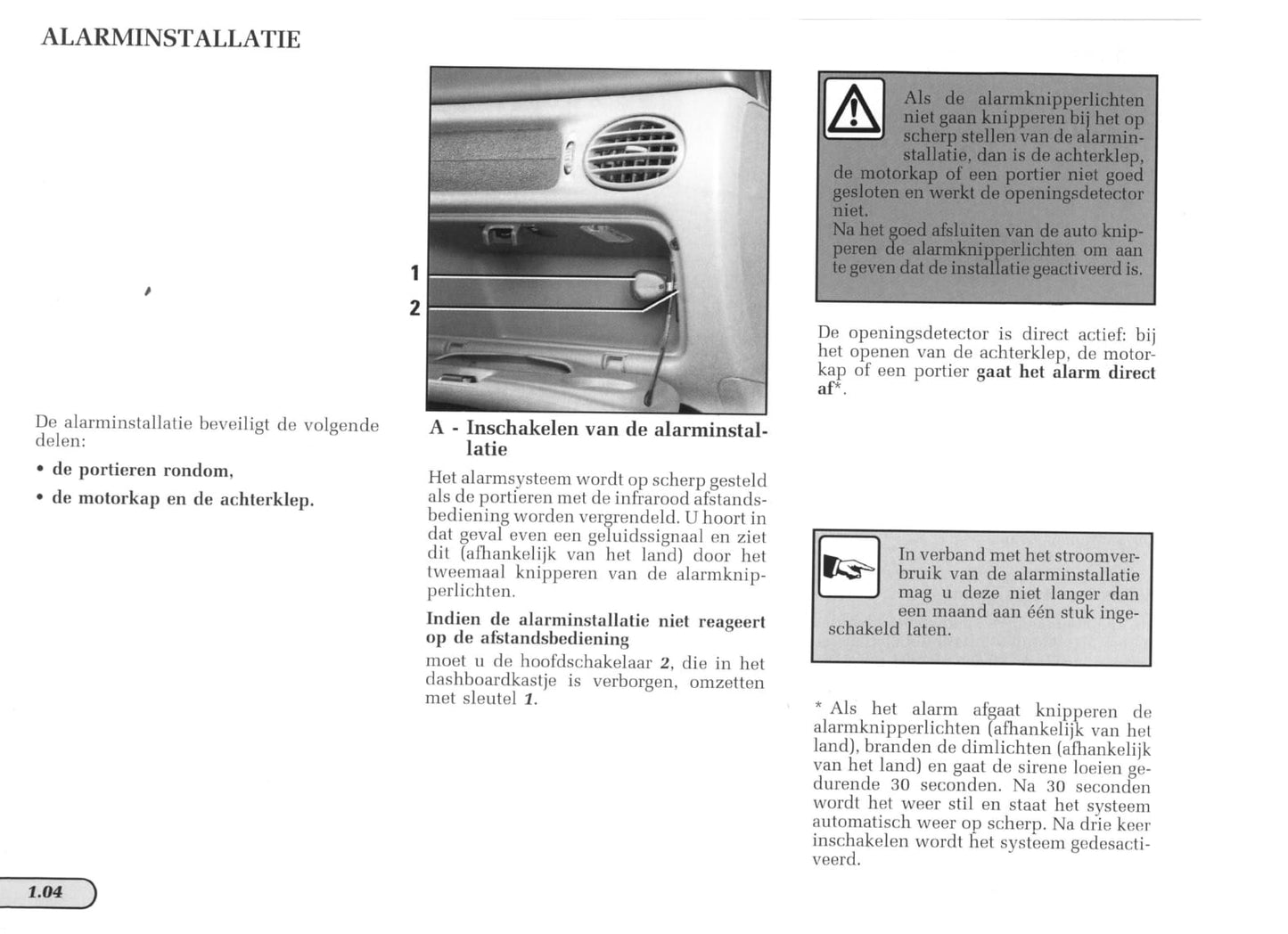 1997-1998 Renault Mégane Cabriolet/Mégane Cabrio Owner's Manual | Dutch