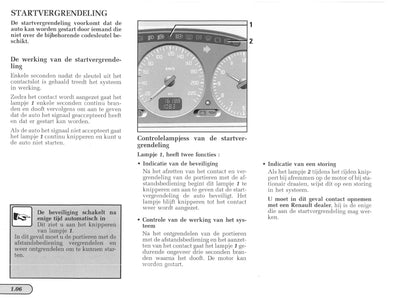 1997-1998 Renault Mégane Cabriolet/Mégane Cabrio Owner's Manual | Dutch