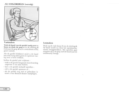 1997-1998 Renault Mégane Cabriolet/Mégane Cabrio Owner's Manual | Dutch