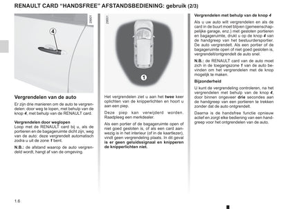 2011-2012 Renault Scénic/Grand Scénic Owner's Manual | Dutch