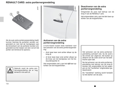 2011-2012 Renault Scénic/Grand Scénic Owner's Manual | Dutch