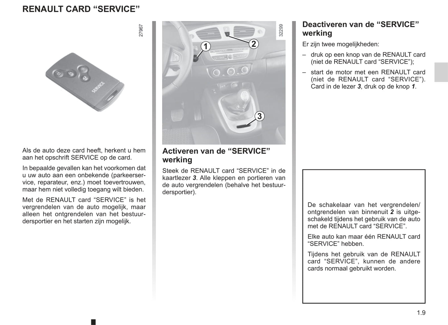 2011-2012 Renault Scénic/Grand Scénic Owner's Manual | Dutch