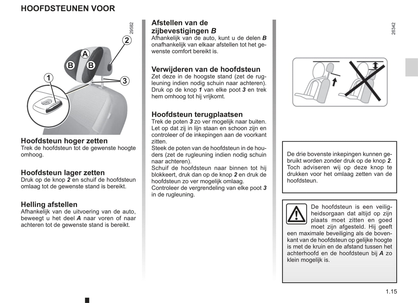 2011-2012 Renault Scénic/Grand Scénic Owner's Manual | Dutch