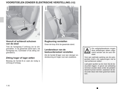 2011-2012 Renault Scénic/Grand Scénic Owner's Manual | Dutch