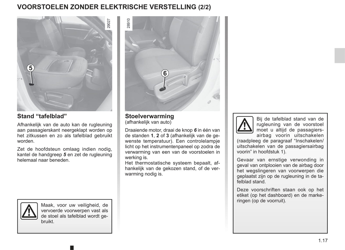 2011-2012 Renault Scénic/Grand Scénic Owner's Manual | Dutch