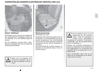 2011-2012 Renault Scénic/Grand Scénic Owner's Manual | Dutch