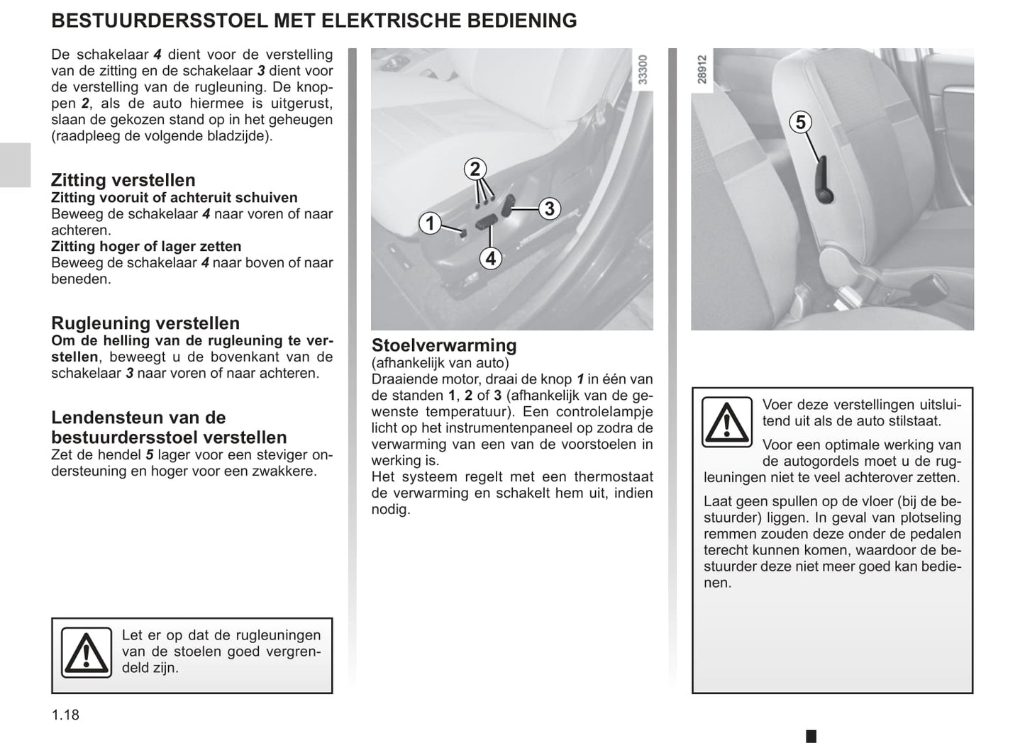 2011-2012 Renault Scénic/Grand Scénic Owner's Manual | Dutch