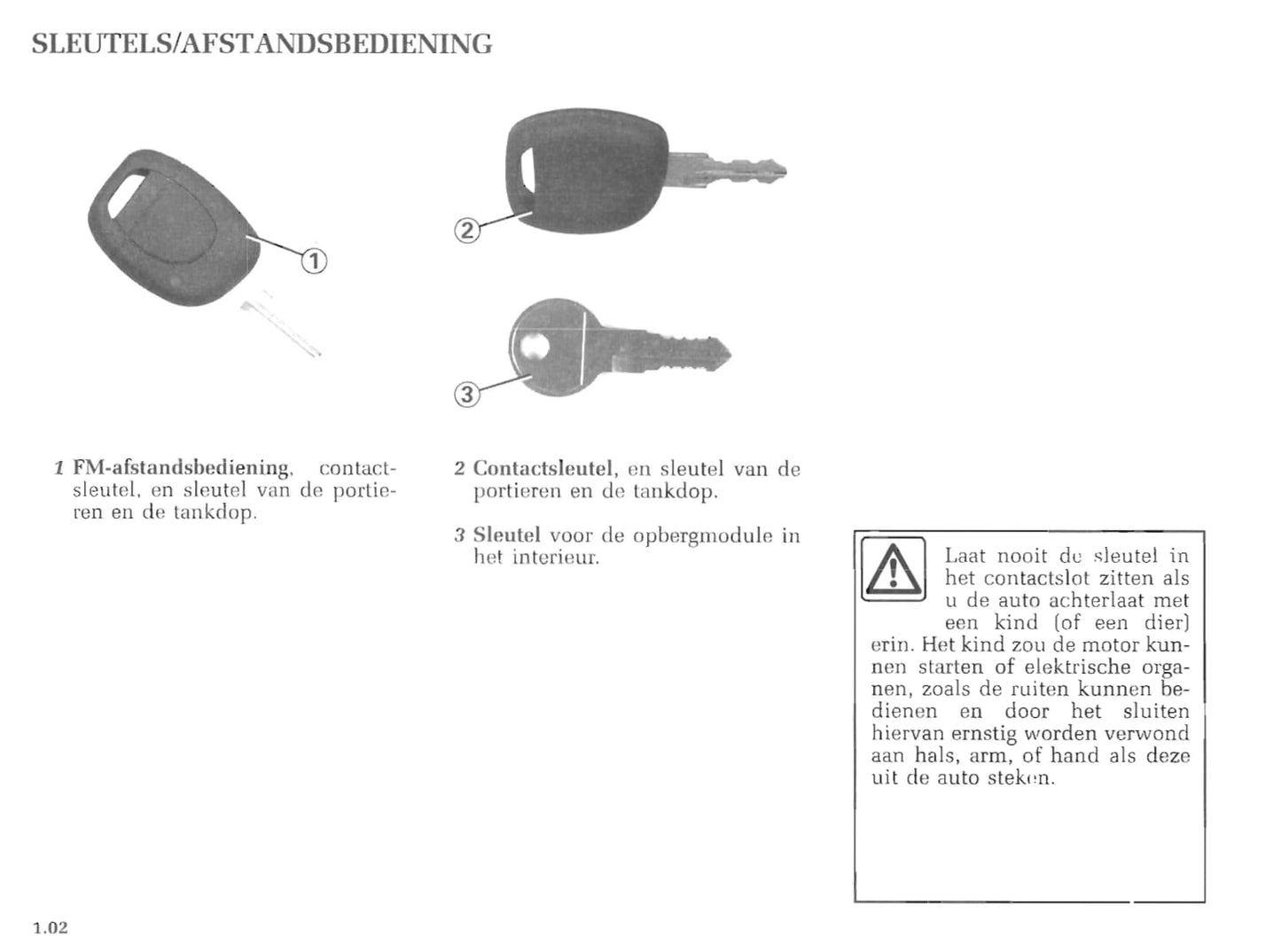 1999-2000 Renault Master Owner's Manual | Dutch