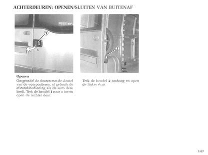 1999-2000 Renault Master Owner's Manual | Dutch