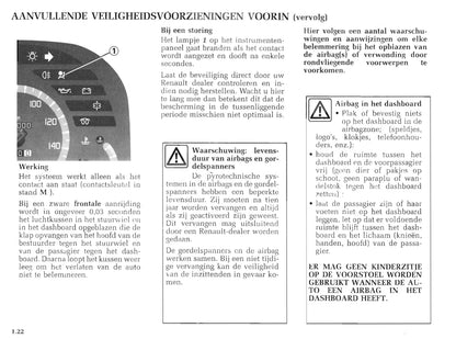 1999-2000 Renault Master Owner's Manual | Dutch