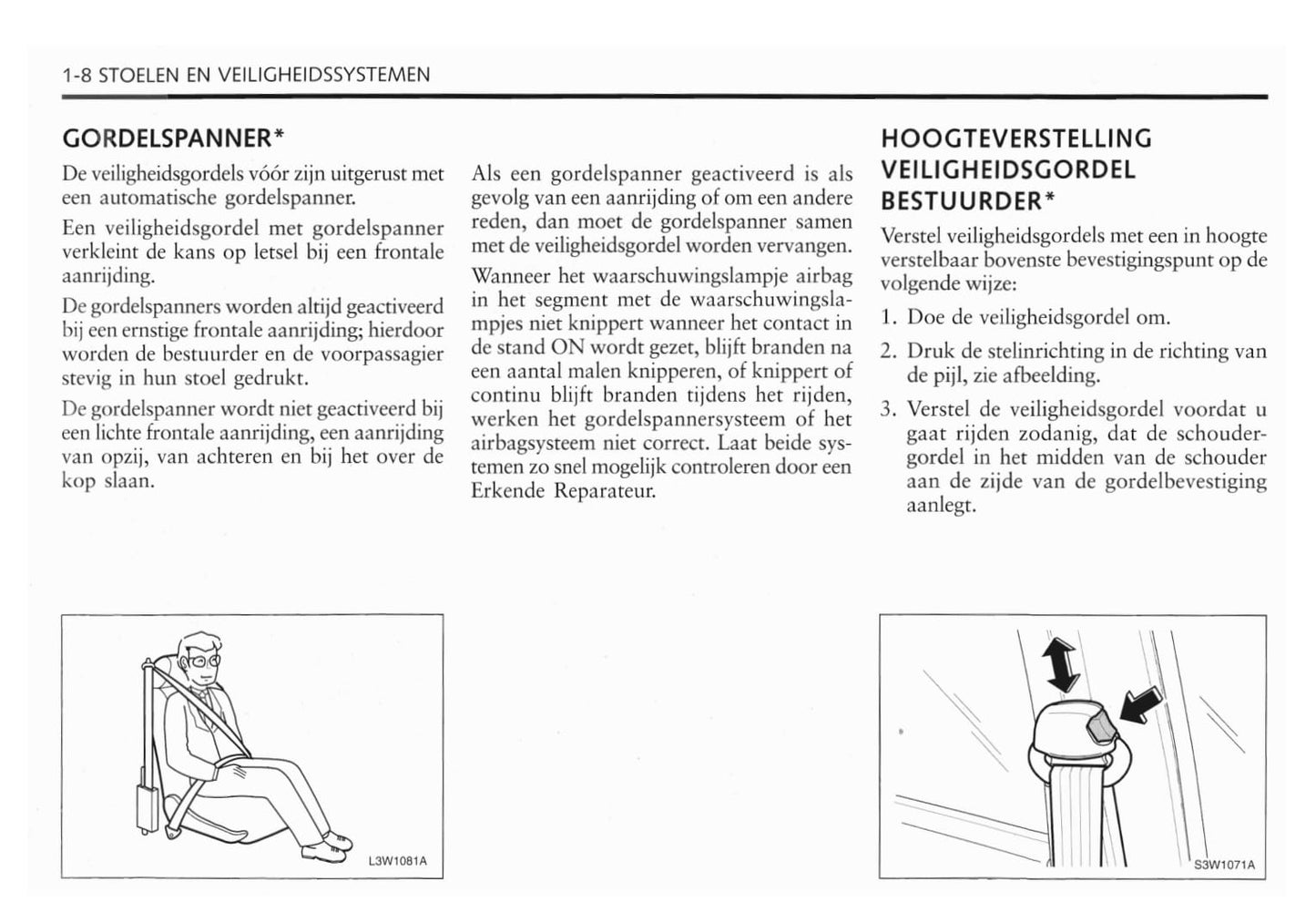 2005-2010 Chevrolet Matiz Owner's Manual | Dutch